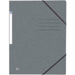 Oxford A4 desky s gumičkou šedé – Zboží Mobilmania