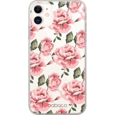 Babaco Ochranný kryt pro iPhone 11 Pro - Babaco, Flowers 013 Transparent – Zboží Mobilmania
