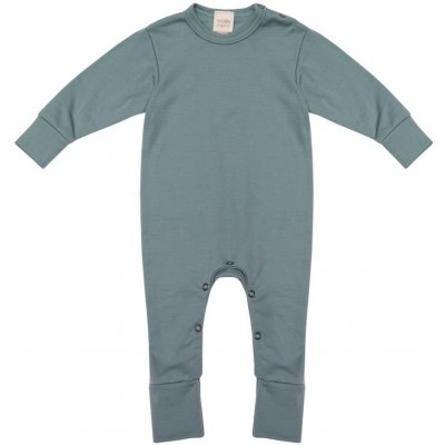 MUFFIN MODE Rostoucí celoroční Merino overal pro miminko OIL BLUE – Zboží Mobilmania