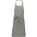 Kariban Zástěra Sommelier K890 s laclem COT20K89003999-light grey Šedá světlá – Hledejceny.cz