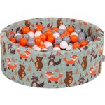 Divio suchý bazén 90x30 cm + 200 míčků vzor 204 – Sleviste.cz