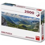 DINO Panoramatické Pohled na Alpy 2000 dílků – Zboží Dáma