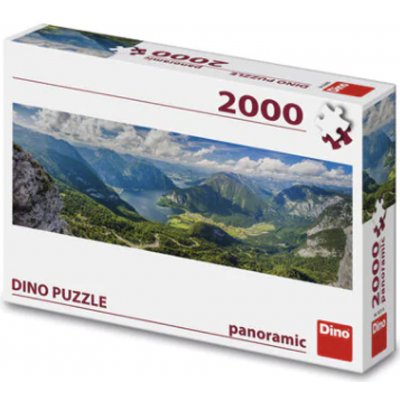 DINO Panoramatické Pohled na Alpy 2000 dílků – Zboží Dáma