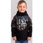 UNUO Dětská softshellová bunda s fleecem Slim Černá Khaki Fantazie – Zbozi.Blesk.cz