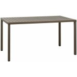 Nardi Cube 140 x 80 cm Tmavě hnědý plastový zahradní stůl – Hledejceny.cz