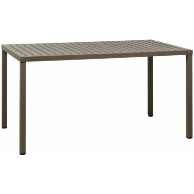 Nardi Cube 140 x 80 cm Tmavě hnědý plastový zahradní stůl – Hledejceny.cz