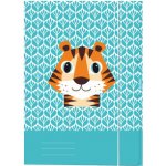 Herlitz Cute animals - tygr A3 desky s gumou 3 klopy – Zboží Živě
