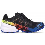 Salomon Speedcross 6 GTX blue Fire Black/Surf The Web/Safety yellow – Zboží Mobilmania