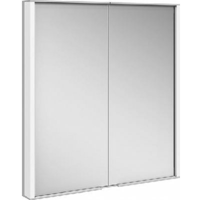 Keuco Royal Match - Zrcadlová skříňka s LED osvětlením, vestavná, 650x700x149 mm, stříbrný elox 12811171311 – Zbozi.Blesk.cz