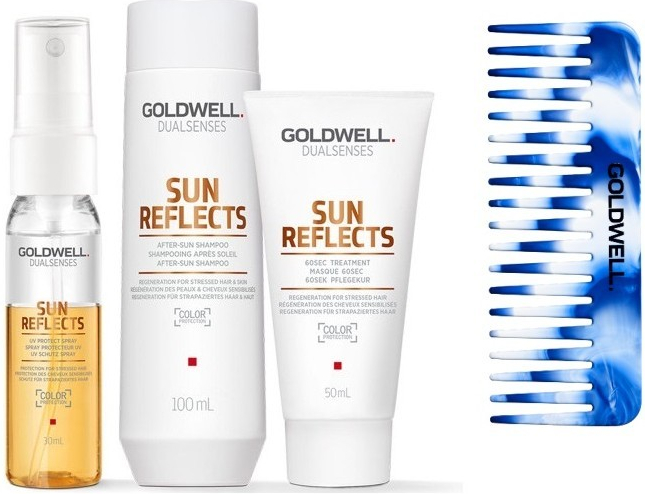 Goldwell Dualsenses Sun Reflects Travel Set2 Šampon 100 ml + maska 50 ml + sprej 30 ml