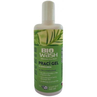 Biowash Prací gel rozmarýn lanolin 300 ml – Zboží Mobilmania