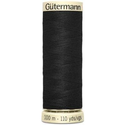 Nit PES Gütermann 100 (100m) - univerzální barva 000 - černá – Sleviste.cz