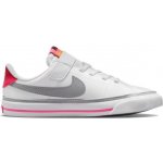 Nike Court Legacy white/lt smoke grey/pink prime bílé – Hledejceny.cz