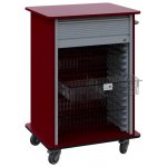 DEXTER 25 TRANSPARENT vozík boxový, roletový, 1180x780x620 mm, burgundská – Hledejceny.cz