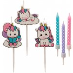 Dekora dortová svíčka unicorn mix 2D – Zboží Dáma Dekora dortová svíčka unicorn mix 2D – Zboží Dáma