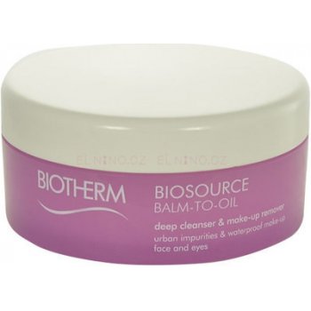 Biotherm hloubkově čistící odličovač make-upu Biosource Balm-To-Oil Deep Cleanser & Make-Up Remover 100 ml