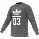 adidas 3FOIL CREW šedá