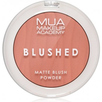 MUA Makeup Academy Blushed Powder Blusher Pudrová Tvářenka Rose Tea 5 g