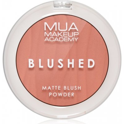 MUA Makeup Academy Blushed Powder Blusher Pudrová Tvářenka Rose Tea 5 g