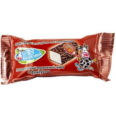 33-kravy Sladký tvaroh s lískové ořechy 40g – Zboží Mobilmania