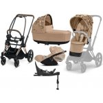 Cybex e-Priam 3.0 Kombinovaný + Cloud Z2 Autosedačka 0-13 kg + Základna Isofix Z2 Sada 4v1 Nude Beige Simply Flowers 2023 – Zbozi.Blesk.cz