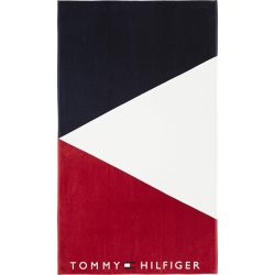 Tommy Hilfiger ručník unisex Towel Navy Blazer/Bright White/Tango Red  100x180 alternativy - Heureka.cz
