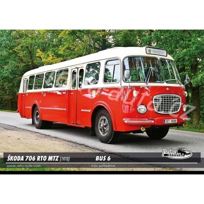 Pohlednice BUS č. 06 - ŠKODA 706 RTO MTZ (1970) – Zboží Mobilmania