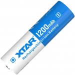 XTAR 14500-120PCM Akum: Li-Ion; 14500; 3,6V; 1200mAh; Ø14,3x50,5mm; 2,8A; 1ks. – Zboží Živě