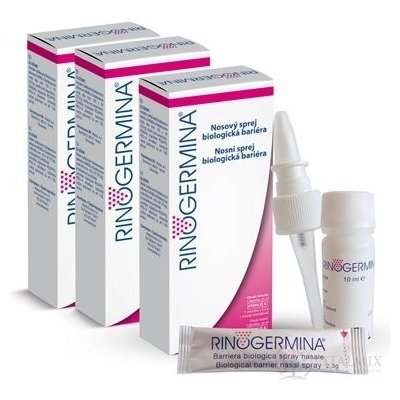 Rinogermina balík 1+2 nosní sprej biologická bariéra 3 x 10 ml – Zboží Mobilmania