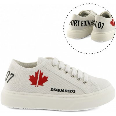 Dsquared2 Sneakers Maxi Logo Print bílá