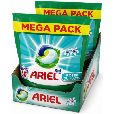 Ariel gelové kapsle 3v1 Ranní rosa Universal 2 x 50 PD – Sleviste.cz