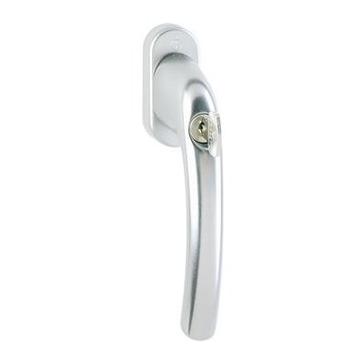 HOPPE okenní klika TOKYO - zamykatelná, 90°, čtyřhran 7 x 35 mm, F1 stříbrná – Hledejceny.cz