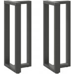 Omaxi 317506 Nohy barového stolu ve tvaru T 2 ks antracitové 50 x 35 x 100 101 cm ocel – Zbozi.Blesk.cz