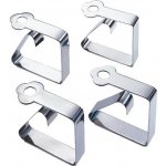 Wenko Klipy na ubrus 6x2 cm stříbrné 4 ks – HobbyKompas.cz