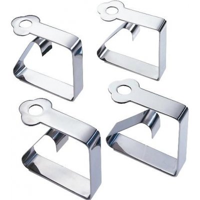 Wenko Klipy na ubrus 6x2 cm stříbrné 4 ks – HobbyKompas.cz