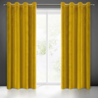 Takoy Závěs SAMANTA z měkkého a lesklého sametu-HF-374435 | 140 x 250 cm – Hledejceny.cz