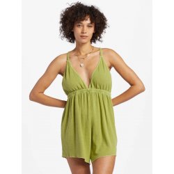 Billabong ON VACAY ROMPER palm green dámské šaty krátké