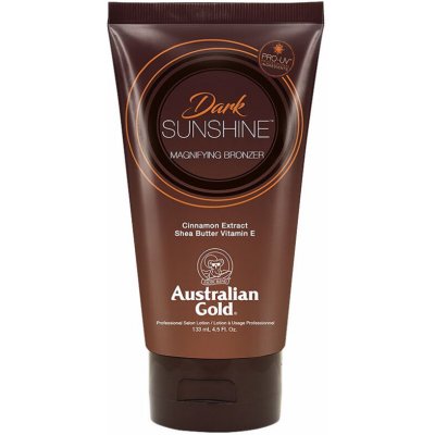 Australian Gold Dark Sunshine Magnifying Bronzer bronzující mléko na tělo a obličej 133 ml – Zboží Dáma Australian Gold Dark Sunshine Magnifying Bronzer bronzující mléko na tělo a obličej 133 ml – Zboží Dáma