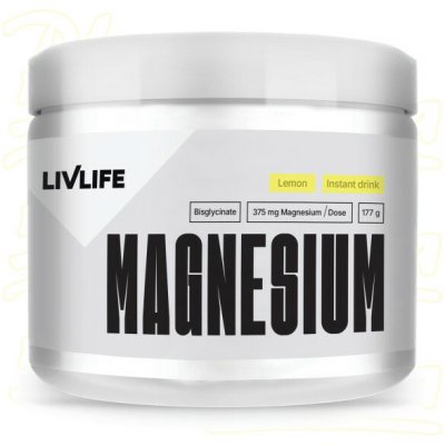 Livlife Magnesium Bysglicinate citron 177 g – Hledejceny.cz