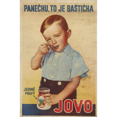 Plechová retro cedule / plakát - JOVO Provedení:: Plechová cedule A4 cca 30 x 20 cm – Hledejceny.cz