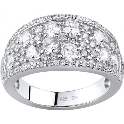 SILVEGO Luxusní stříbrný prsten Carmen se zirkony MWRL13050