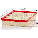 Vzduchový filtr MANN-FILTER C 33 050 – Hledejceny.cz