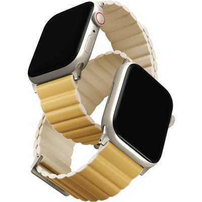 Uniq Revix Premium Edition Reversible Magnetic řemínek pro Apple Watch 49/45/44/42mm žlutý/béžový UNIQ-45MM-REVPCYELIVY – Hledejceny.cz