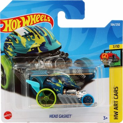 Mattel Auta Hot Wheels Angličák Art Cars Head Gasket šedé