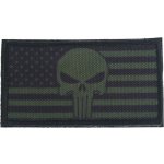 Textilní nášivka vlajka USA Punisher zelená Army – Hledejceny.cz