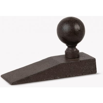 Kovová dveřní zarážka Cast Iron Black Garden Trading – Zboží Dáma