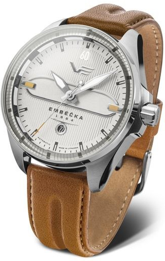 Vostok Europe NH35/325A494 Hnědý kožený řemínek