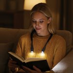 IZOXIS 25675 LED lampa na čtení za krk, černá – Hledejceny.cz
