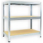 Biedrax Regál 35 x 120 x 120 cm 3 police pozink – Hledejceny.cz