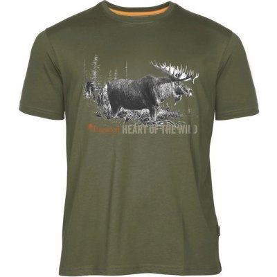 Tričko Pinewood Moose 5466-100 zelená – Zboží Mobilmania